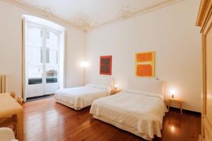 Katil atau katil-katil dalam bilik di Palazzo Cicala