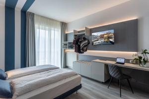 Postel nebo postele na pokoji v ubytování Hotel Garni Selene + 37 fotografií