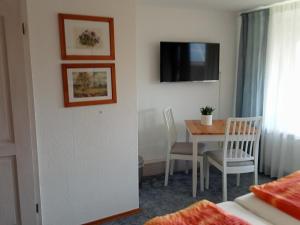 Televizors / izklaižu centrs naktsmītnē Gästezimmer Göring