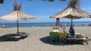 Plaża w domu wakacyjnym lub w pobliżu