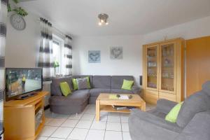 Χώρος καθιστικού στο GW4 Bungalow Seeluft