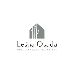 a logo for a building company at Leśna Osada na Kaszubach - drewniane domy na wynajem in Bartoszylas