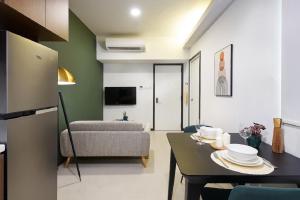 A television and/or entertainment centre at The Initial Residence