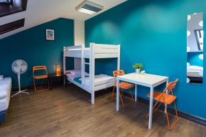 Posteľ alebo postele v izbe v ubytovaní Hello Hostel & Apartments