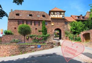 Das Gebäude in dem sich die Ferienwohnung befindet