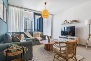 Posezení v ubytování High-End Chic Apartment, Close to Burj Khalifa
