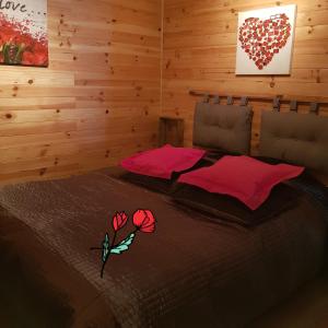 Postel nebo postele na pokoji v ubytování AUBRAC Spa