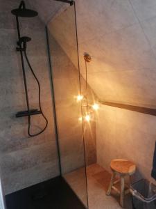 Phòng tắm tại Grytmanshoeve, Vakantiehuis met glamping