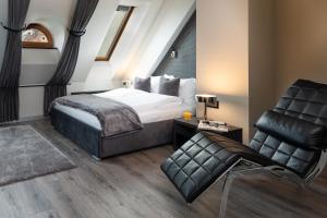 Postel nebo postele na pokoji v ubytování Aparthotel New Lux