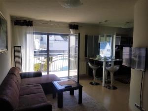 Istumisnurk majutusasutuses Apartament przy plazy