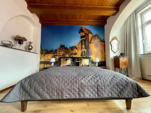 Posteľ alebo postele v izbe v ubytovaní Apartamenty MICHEL Gdańsk Centrum BOUTIQUE HOTEL