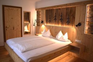 Łóżko lub łóżka w pokoju w obiekcie Aktivhotel Waldhof