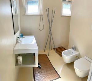 A bathroom at Stunning Design Villa with unique 180º sea views Még 27 kép