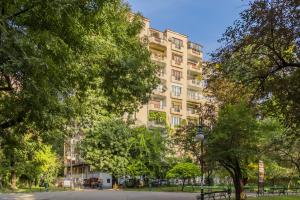 Bygningen som lejligheden ligger i