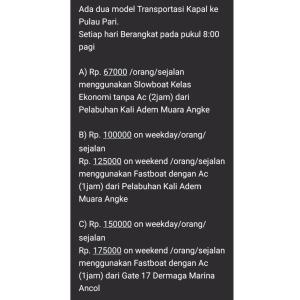 Fotografie z fotogalerie ubytování Pari Solata Seaview Homestay Syariah v destinaci Kepulauan Seribu