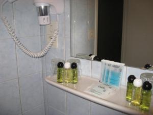 Phòng tắm tại Hotel Barnetche