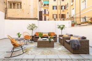 Posedenie v ubytovaní iFlat Monti Elegant Apartment with Terrace