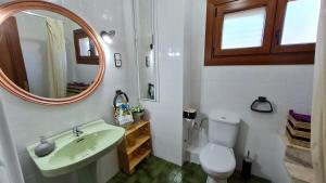 Koupelna v ubytování Apartament Vent de Port