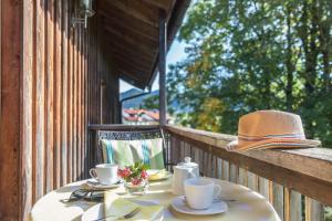 Balkón nebo terasa v ubytování Alpen Chalet Alte Talstation