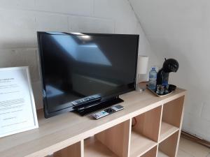 TV a/nebo společenská místnost v ubytování Résidences De Champles
