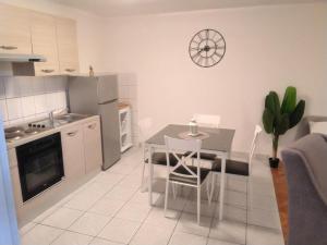 Kuchyňa alebo kuchynka v ubytovaní Apartman MIX Zagreb - Maksimir, KBC Rebro, free parking