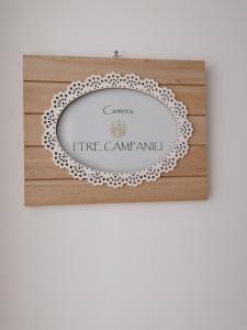Certifikát, hodnocení, plakát nebo jiný dokument vystavený v ubytování B&B Curtopassi
