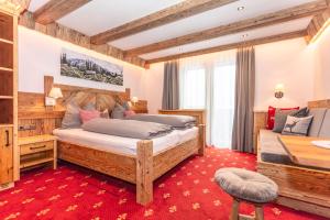 Postel nebo postele na pokoji v ubytování Pension Berghof
