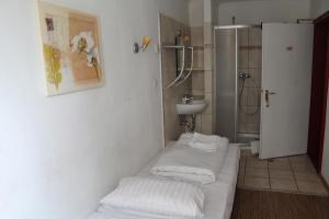 Koupelna v ubytování Hotel Lilienhof