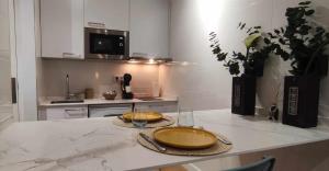 Kuchnia lub aneks kuchenny w obiekcie Manzaneda Natura Apartaments T2 Dúplex