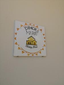 Certifikát, ocenenie alebo iný dokument vystavený v ubytovaní Dimora Mariù - Casa Vacanze