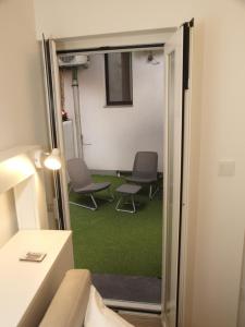Część wypoczynkowa w obiekcie Cozy Studio Apartment Tian in Zagreb