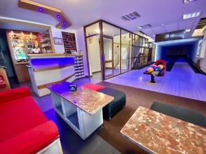 Posezení v ubytování Hotel Praděd Thamm