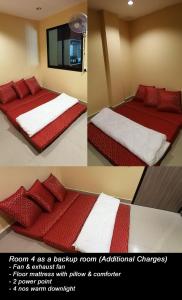 Ein Bett oder Betten in einem Zimmer der Unterkunft Penang Private Cinema Townhouse 1st floor