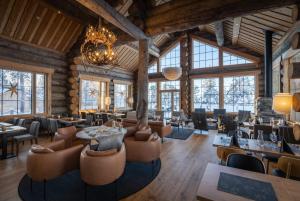 Posezení v ubytování Wilderness Hotel Nangu & Igloos