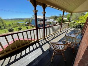 
A balcony or terrace at CBC Bed & Breakfast & Cafe
