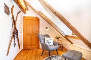 Posedenie v ubytovaní Historic Lakeview Apartments Hallstatt