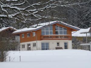 Ferienwohnung Panoramablick v zimě