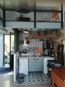 Ett kök eller pentry på Le Cottage