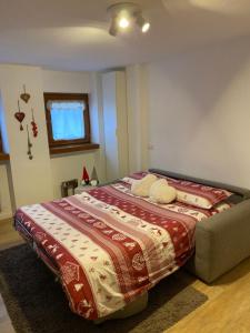Posteľ alebo postele v izbe v ubytovaní Chat des neiges - Cervinia