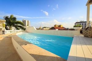 The swimming pool at or close to Casa Diluca Cartagena Hotel Boutique
