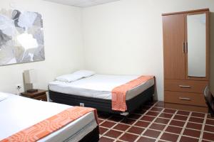 Voodi või voodid majutusasutuse Casa Central completa toas