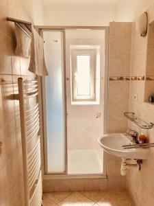 Koupelna v ubytování Penzion BOWLING Sedlcany