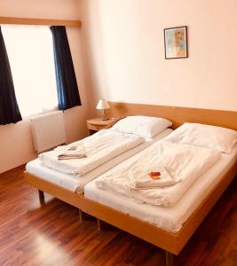 Postel nebo postele na pokoji v ubytování Penzion BOWLING Sedlcany