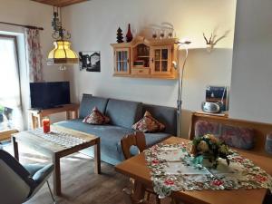 Posezení v ubytování Alpchalet - Ferienwohnung Loy