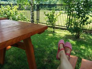 Ogród w obiekcie Apartament w Bieszczadach