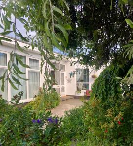 Ballygally Seaview Cottage外面的花园