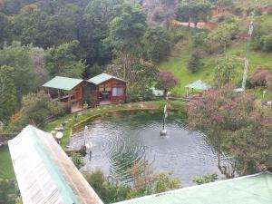 O vedere a piscinei de la sau din apropiere de Las Cataratas Lodge
