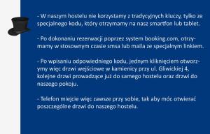 Captura de pantalla de una caja de texto con micrófono en Hostel Młotek i Perlik en Tarnowskie Góry