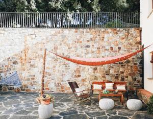 Patio alebo iná vonkajšia časť ubytovania El Porxo de Can Baixeres