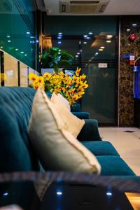 Posezení v ubytování Suwara Hotel Kepong KL